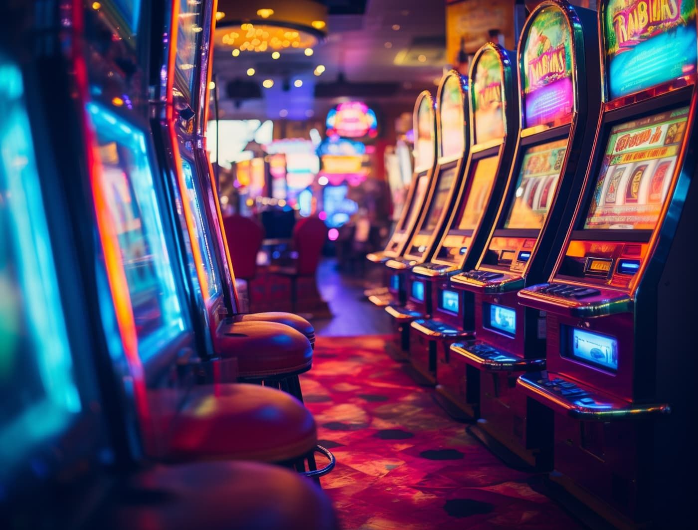Crupier con guante coloca fichas en una pila sobre la mesa de un casino